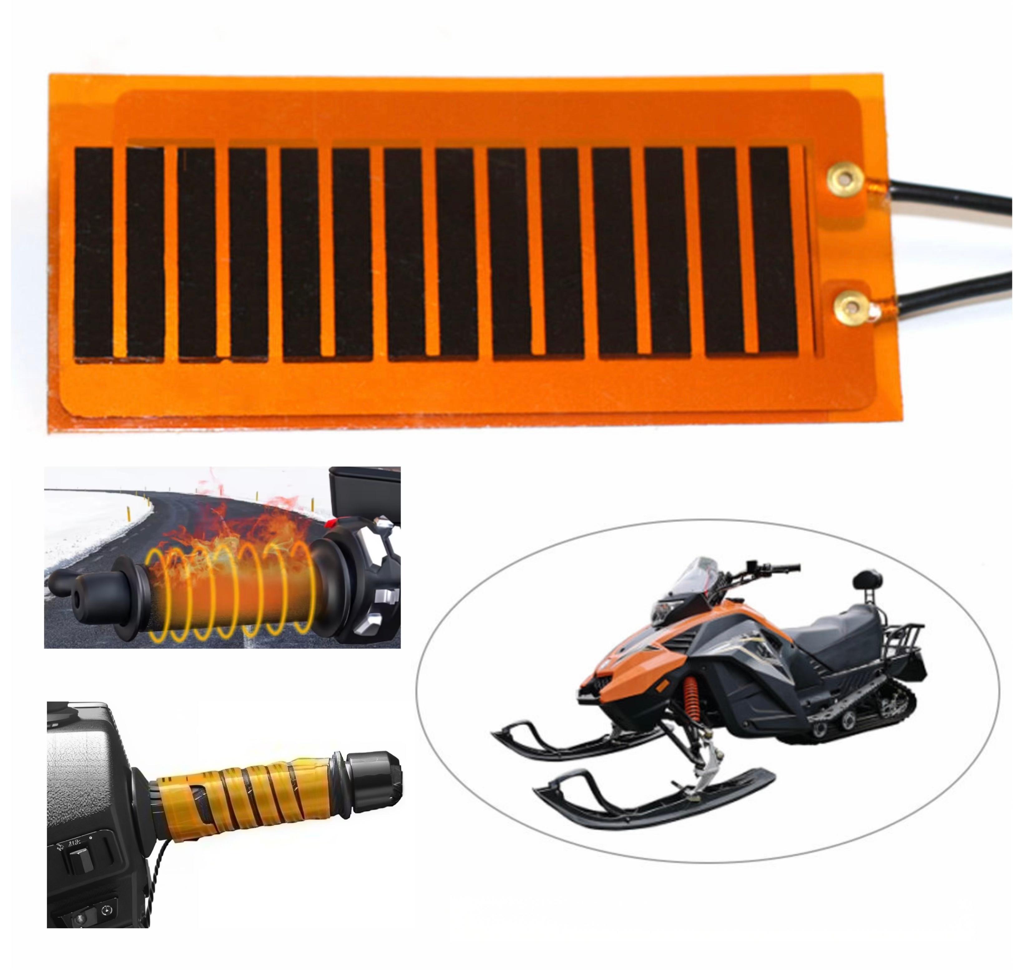 Podgrzewacz poliimidowy do kierownicy motocykli